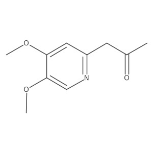 1-(4,5-Dimethoxypyridin-2-yl)propan-2-one结构式