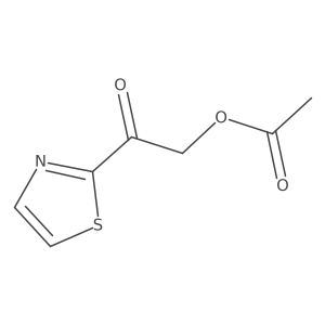 2-(Acetyloxy)-1-(2-thiazolyl)ethanone结构式