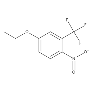4-Ethoxy-1-nitro-2-(trifluoromethyl)benzene Structure