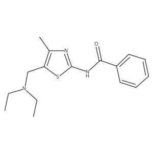N-{5-[(diethylamino)methyl]-4-methyl-1,3-thiazol-2-yl}benzamide Structure