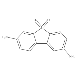2,7-Dibenzothiophenediamine, 5,5-dioxide结构式