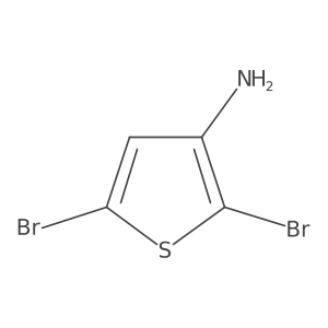 2,5-Dibromothiophen-3-amine Structure