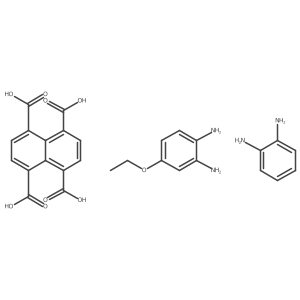 Benzene-1,2-diamine;4-ethoxybenzene-1,2-diamine;naphthalene-1,4,5,8-tetracarboxylic acid Structure