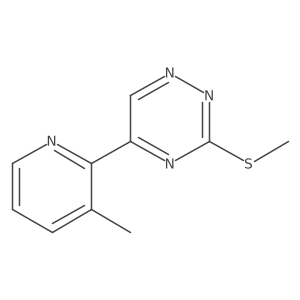 5-(3-Methylpyridin-2-yl)-3-methylsulfanyl-1,2,4-triazine结构式