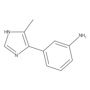 5-Methyl-4-(3-aminophenyl)-1-H-imidazole Structure