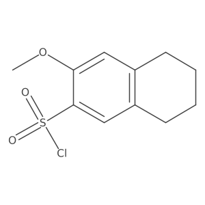 2-Naphthalenesulfonylchloride,5,6,7,8-tetrahydro Structure