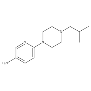 6-(4-Isobutylpiperazin-1-yl)pyridin-3-amine结构式
