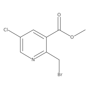 Methyl 2-(bromomethyl)-5-chloronicotinate Structure