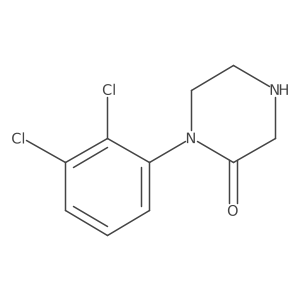 1-(2,3-Dichloro-phenyl)-piperazin-2-one Structure