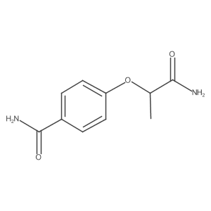 4-((1-Amino-1-oxopropan-2-yl)oxy)benzamide结构式