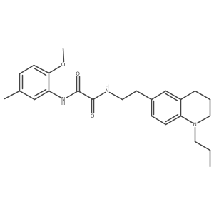 N'-(2-methoxy-5-methylphenyl)-N-[2-(1-propyl-1,2,3,4-tetrahydroquinolin-6-yl)ethyl]ethanediamide Structure
