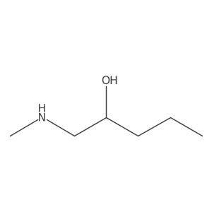 1-(Methylamino)pentan-2-ol Structure