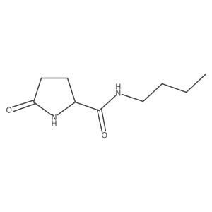 N-Butyl-5-oxo-2-pyrrolidinecarboxamide Structure