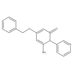 6-Amino-4-(benzyloxy)-2h-[1,3'-bipyridin]-2-one结构式