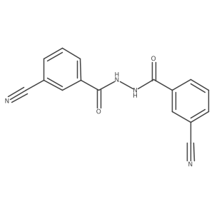 3-cyano-N'-(3-cyanobenzoyl)benzohydrazide结构式