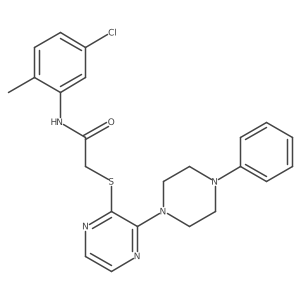 N-cyclopentyl-6-(3-fluorophenyl)-2-(4-propionylpiperazin-1-yl)imidazo[2,1-b][1,3,4]thiadiazol-5-amine结构式