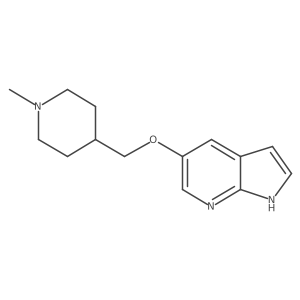 5-((1-Methylpiperidin-4-yl)methoxy)-1h-pyrrolo[2,3-b]pyridine Structure