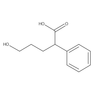 5-Hydroxy-2-phenylpentanoic acid Structure