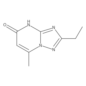 2-Ethyl-7-methyl-4H,5H-[1,2,4]triazolo[1,5-a]pyrimidin-5-one结构式