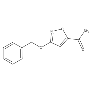 3-(Benzyloxy)isoxazole-5-carboxamide结构式