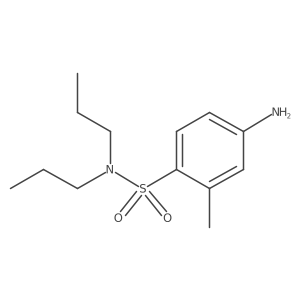 4-amino-2-methyl-N,N-dipropylbenzene-1-sulfonamide结构式