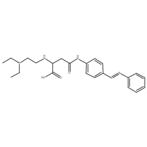 (Z)-2-((2-(diethylamino)ethyl)amino)-4-oxo-4-((4-(phenyldiazenyl)phenyl)amino)butanoic acid Structure