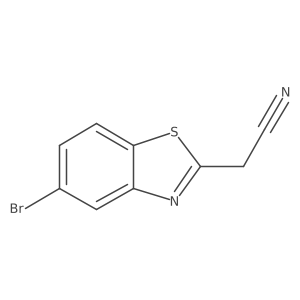 2-(5-Bromobenzo[d]thiazol-2-yl)acetonitrile Structure