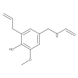 (3-Allyl-4-hydroxy-5-methoxybenzyl)formamide Structure