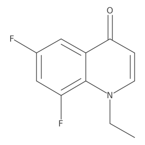 1-Ethyl-6,8-difluoroquinolin-4(1H)-one结构式