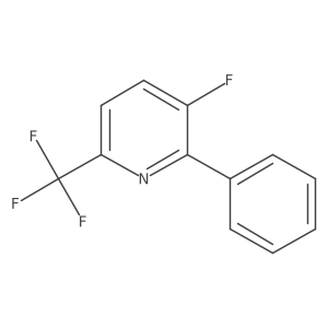 3-Fluoro-2-phenyl-6-(trifluoromethyl)pyridine结构式