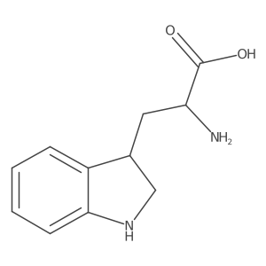(2R)-2-Amino-3-(indolin-3-yl)propanoic acid Structure