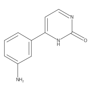 4-(3-Aminophenyl)-1,2-dihydropyrimidin-2-one结构式
