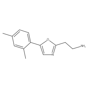 2-(5-(2,4-Dimethylphenyl)oxazol-2-yl)ethanamine结构式