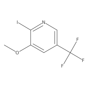 2-Iodo-3-methoxy-5-(trifluoromethyl)pyridine结构式