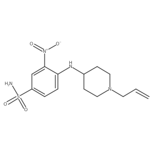 4-(1-Allylpiperidin-4-ylamino)-3-nitrobenzenesulfonamide结构式