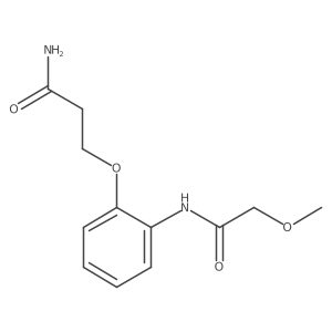 3-(2-(2-Methoxyacetamido)phenoxy)propanamide结构式