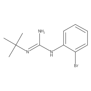 N-(2-Bromophenyl)-Na(2)-(1,1-dimethylethyl)guanidine Structure