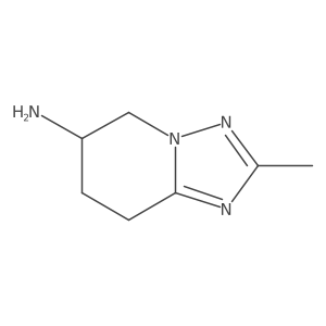 2-methyl-5H,6H,7H,8H-[1,2,4]triazolo[1,5-a]pyridin-6-amine结构式