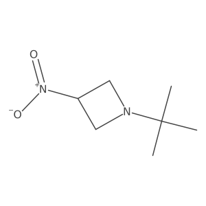 1-(Tert-butyl)-3-nitroazetidine结构式
