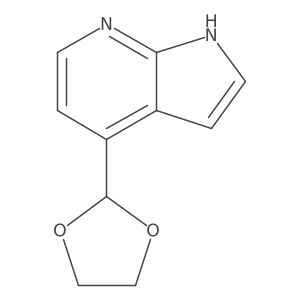 4-(1,3-Dioxolan-2-yl)-7-azaindole Structure