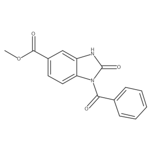 methyl 1-benzoyl-2-hydroxy-1H-1,3-benzodiazole-5-carboxylate Structure