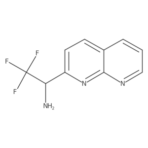 2,2,2-Trifluoro-1-(1,8-naphthyridin-2-yl)ethan-1-amine Structure