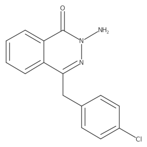 2-amino-4-(4-chlorobenzyl)-phthalazin-1(2H)-one Structure