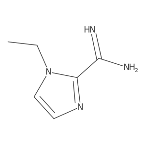 1-ethyl-1H-imidazole-2-carboximidamide Structure