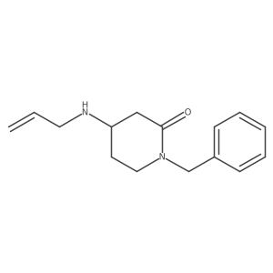 4-(Allylamino)-1-benzylpiperidin-2-one结构式