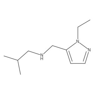 [(1-Ethyl-1H-pyrazol-5-yl)methyl](2-methylpropyl)amine Structure