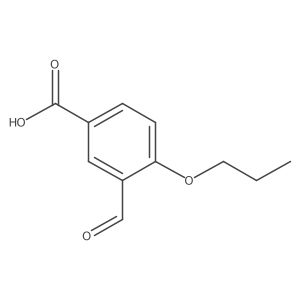 3-Formyl-4-propoxybenzoic acid Structure
