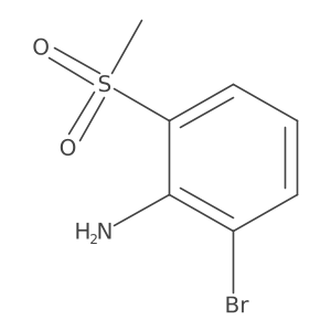 2-Bromo-6-methanesulfonylaniline Structure
