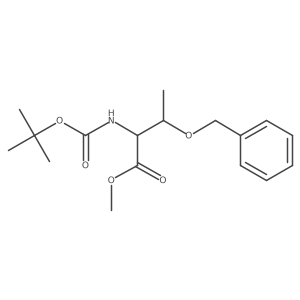 methyl (2S,3R)-3-(benzyloxy)-2-{[(tert-butoxy)carbonyl]amino}butanoate结构式
