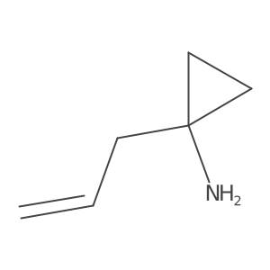 1-(Prop-2-en-1-yl)cyclopropan-1-amine结构式